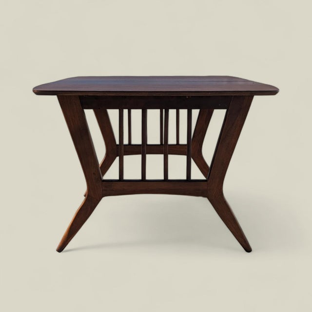 1960s Garrison Drop-Leaf Dining Table With Laminate Top For Sale - Image 4 of 10