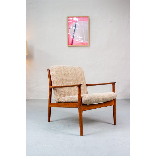 Vintage Danish Teak Easy Chair by Svend Aage Eriksen for Glostrup, 1960s For Sale - Image 10 of 18