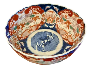Large Antique Edwardian Japanese Imari Bowl, 1900