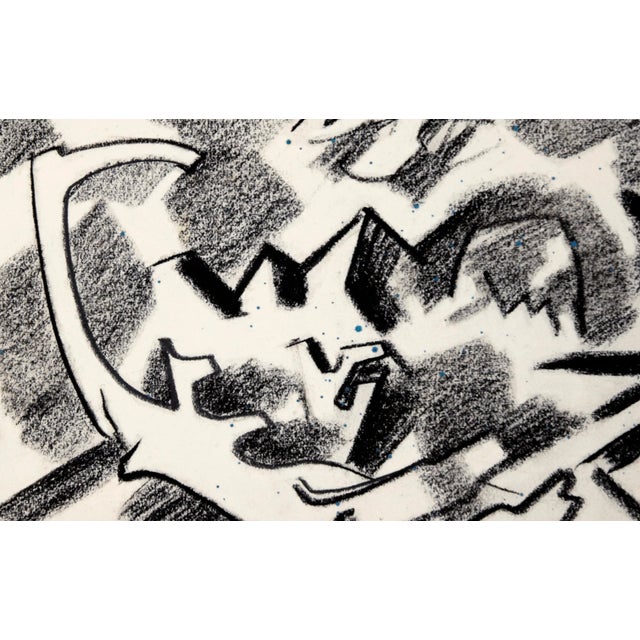 Mid Century Modern East Bay III Abstracted Landscape by Erle Loran For Sale - Image 4 of 5