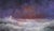 Impressionist Purple and Red Storm Over the Sea by Vasil Papkov For Sale - Image 3 of 6