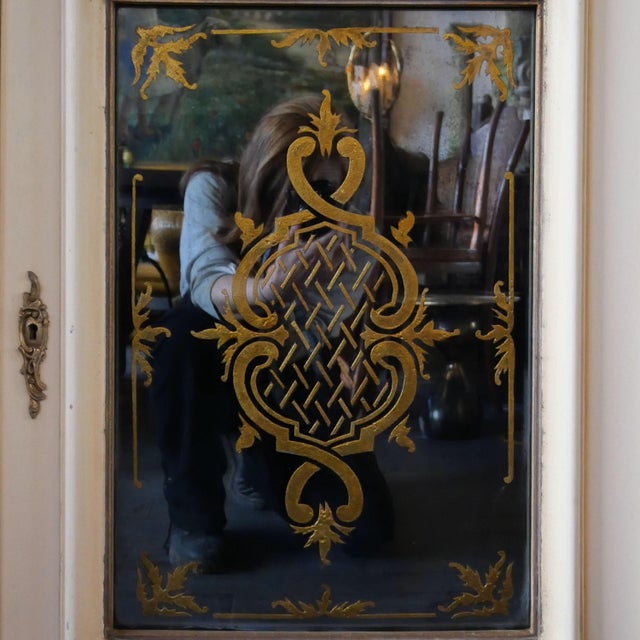 Rococo Style Sideboard with Eglomisé Doors For Sale - Image 15 of 18