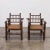 Charles Dudouyt Mid 20th Century Charles Dudouyt Turned Walnut + Rush Seat Armchairs - a Pair For Sale - Image 4 of 12
