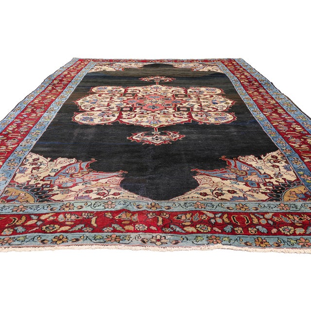 Victorian Antique Persian Tabriz Rug, 06'03 X 11'05 For Sale - Image 3 of 10