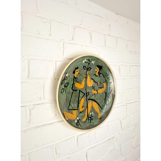 Large Expressionist Ceramic Dish by Ivy Lysdal for Kähler, Denmark, 1960s For Sale - Image 11 of 12