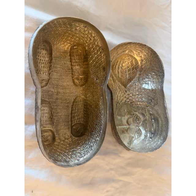 Metal Large Antique Cambodian Silver-Plated Foo/Fu Dog Box For Sale - Image 7 of 9