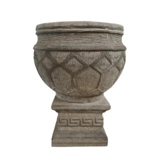 Vintage Lava Stone Planter Bowl For Sale