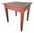Primitive Farmhouse Style Barn Red Tavern / Work Table For Sale