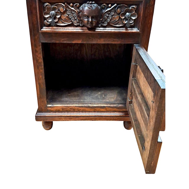 Antique Spanish Renaissance Revival Nightstand For Sale - Image 10 of 10