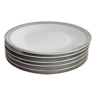 Bread Plate Service by Hans-Theodor Baumann for Rosenthal, Germany, 1981, Set of 6 For Sale