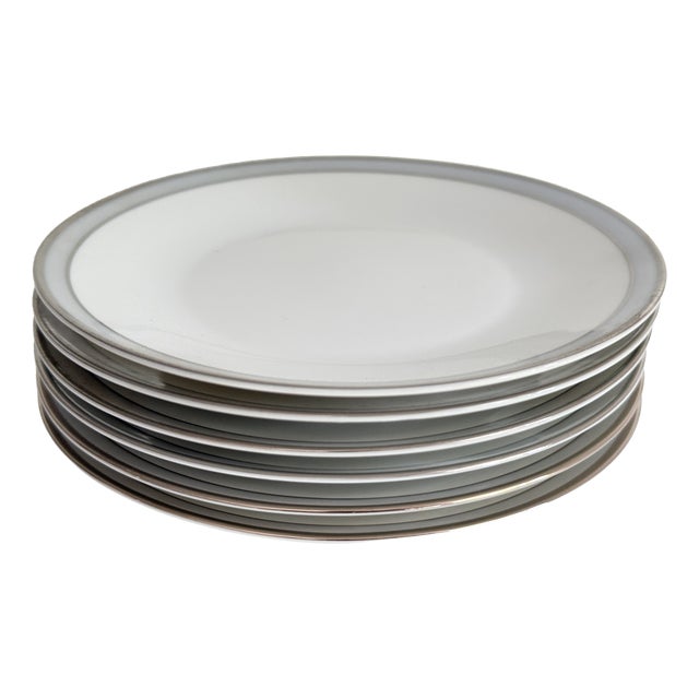 Bread Plate Service by Hans-Theodor Baumann for Rosenthal, Germany, 1981, Set of 6 For Sale