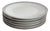 Bread Plate Service by Hans-Theodor Baumann for Rosenthal, Germany, 1981, Set of 6 For Sale