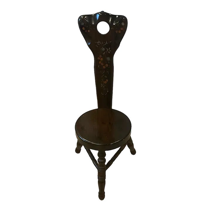 1960s Vintage Gardner Three Leg Spinning Chair Chairish