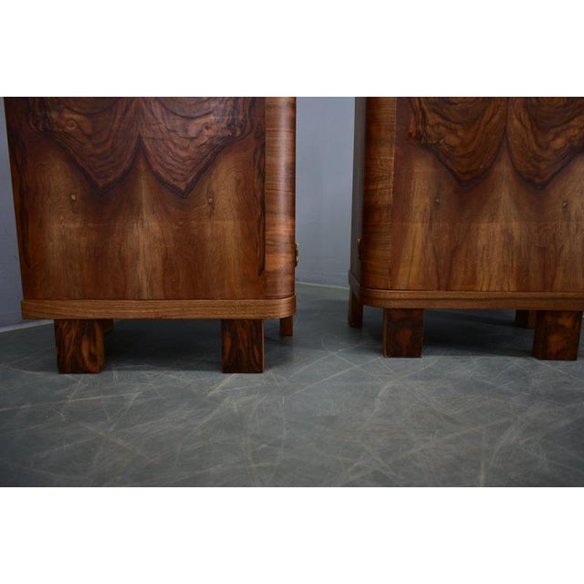 Art Deco Bedside Tables, Czechoslovakia, 1933, Set of 2 For Sale - Image 6 of 18