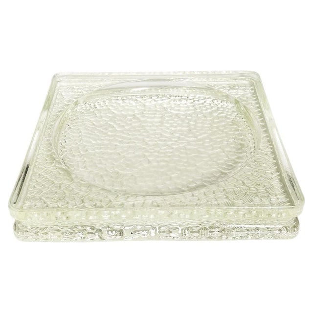 Glass Ashtray in Saint-Gobain Glass attributed to Le Corbusier, France, 1930s For Sale - Image 10 of 10