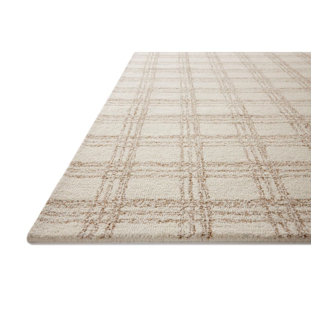 Contemporary Chris Loves Julia x Loloi Polly Cream / Sand 3'-6" x 5'-6" Accent Rug For Sale - Image 3 of 7