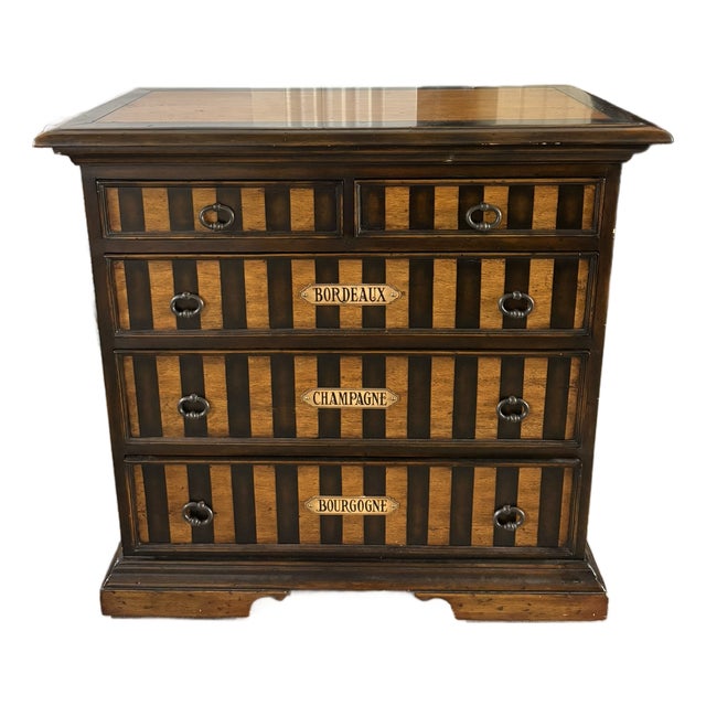 Atelier De La Madeleine French Inspired Two Over Three Chest of Drawers, 20th Century For Sale