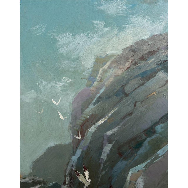 Oil Painting Whisper of the Sea Waves Yuriy Suprunchuk For Sale - Image 4 of 10