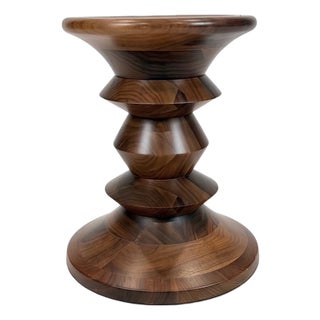 Herman Miller Eames Time Life Walnut Stool Model C - 1960 Design For Sale