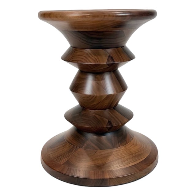 Herman Miller Eames Time Life Walnut Stool Model C - 1960 Design For Sale