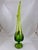 1960s 60's Green Swung Vase With Pedestal Base For Sale - Image 5 of 5