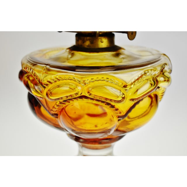 Vintage Glass P & a Peanut Oil Lamp Chairish