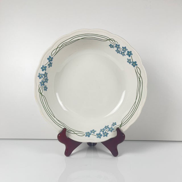 Souvenir Shallow Dish from Sarreguemines, 1890s For Sale - Image 10 of 10