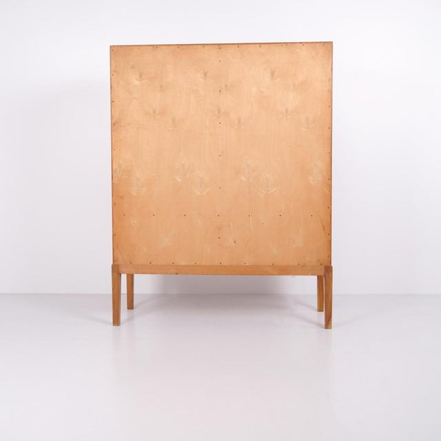 Cabinet in Light Walnut by Ole Wanscher for A.J. Iversen, 1940s For Sale - Image 10 of 11