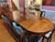 Antique Solid Wood Dining Table – Seats 10–12 | Custom 48” Leaf For Sale In Chicago - Image 6 of 15