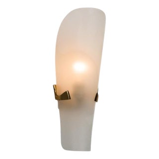Model 1636 Sconce attributed to Max Ingrand for Fontana Arte, Italy, 1960s For Sale