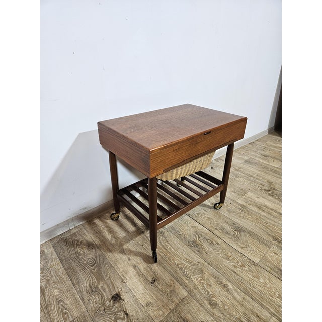1950s Vintage Sewing Cabinet by Ejvind A. Johansson for Vitze, 1950s For Sale - Image 5 of 18