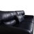 Modern Black Leather 3-Seater Sofa from Brühl For Sale - Image 3 of 8