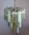 Vintage Italian Chrome Plating and Glass Chandelier, 1982 For Sale - Image 4 of 13