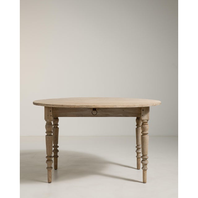 Oak Drop-Leaf Table, Antique, France, 19th Century For Sale - Image 10 of 13