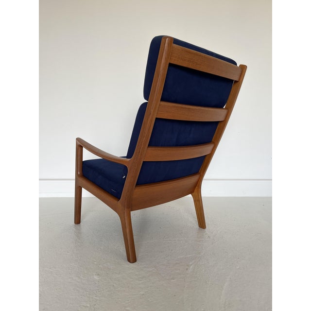 Wood Danish Teak Senator Lounge Chair by Ole Wanscher for Poul Jeppesen, 1960s For Sale - Image 7 of 12