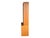 Restored 1960s Danish Modern Bookcase Cabinet With Carved Pulls & Sliding Doors For Sale - Image 16 of 17