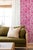Not Yet Made - Made To Order Floral & the Frog Chinoiserie Grasscloth Wallpaper by House Party | Cherry Blossom Pink | 6 Yards For Sale - Image 5 of 7