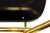 Wood Hollywood Regency Brass Serving Trolley Cocktail Table For Sale - Image 7 of 17