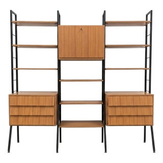Vintage Formica Modular Bookcase, 1960s For Sale