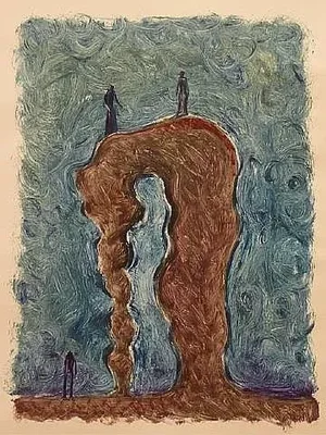 Gronk, Conversation, 2010, Gronk Hand-Created and Printed Monoprint
