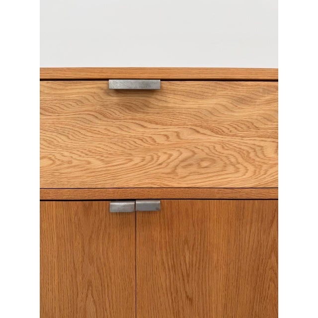 Contemporary Credenza Custom-Made American Oak For Sale - Image 3 of 6