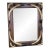Mid 20th Century Large Horn Trim Mirror For Sale