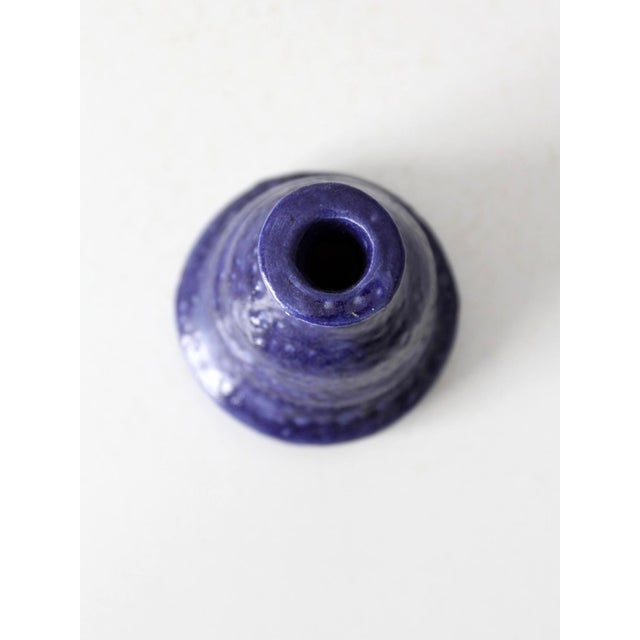 Ceramic Vintage Handmade Studio Pottery Vase For Sale - Image 7 of 10