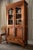 Antique 20th Century American Oak Kitchen Cupboard & Glass Display Hutch For Sale - Image 17 of 18