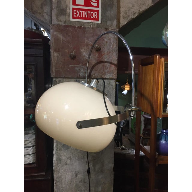 Beige Dutch Wall Lamp, 1960s For Sale - Image 8 of 12