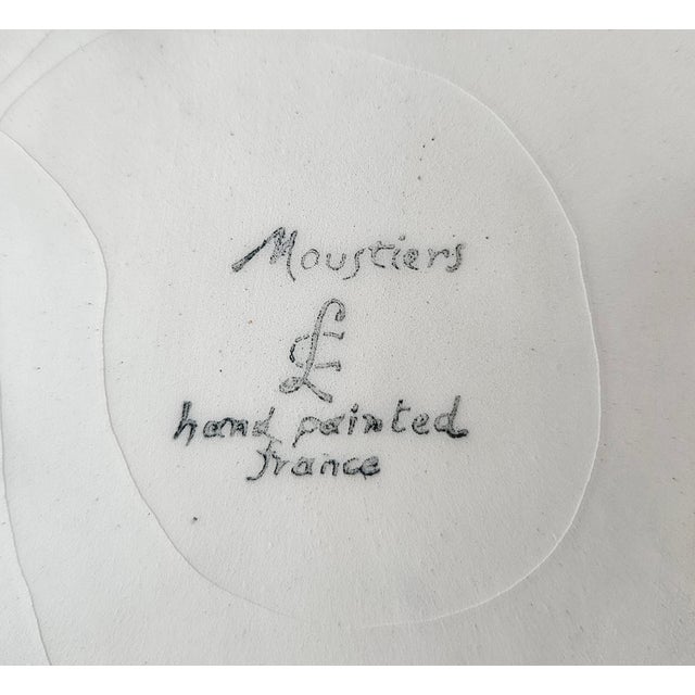 1970s French Hand Painted French Longchamp Moustiers Faience Casseroles - a Pair For Sale - Image 18 of 18