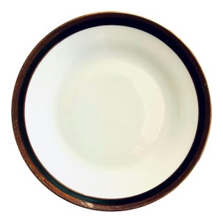 Richard Ginori Palermo Black Salad Plates, 2 For Sale