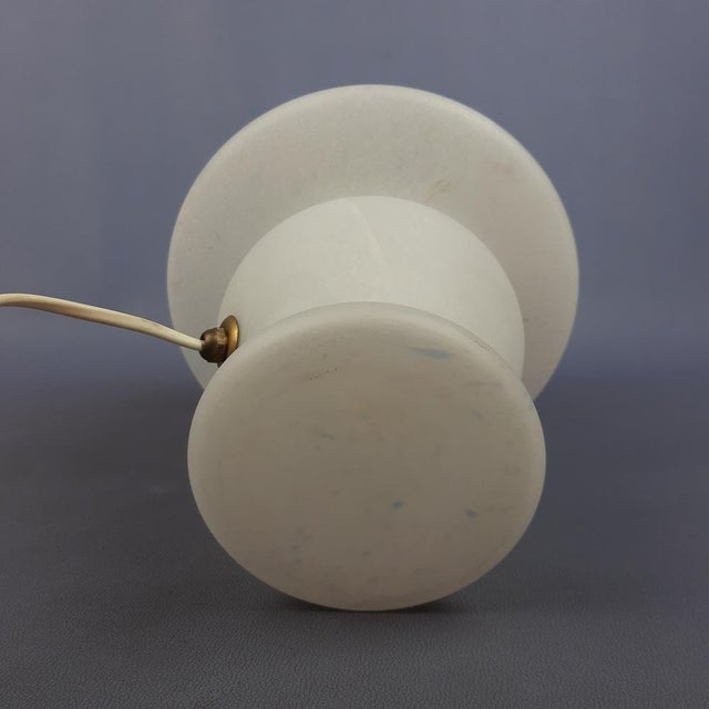 Modern Murano Glass & Marble Effect Mushroom Table Lamp, 1970s For Sale - Image 13 of 18
