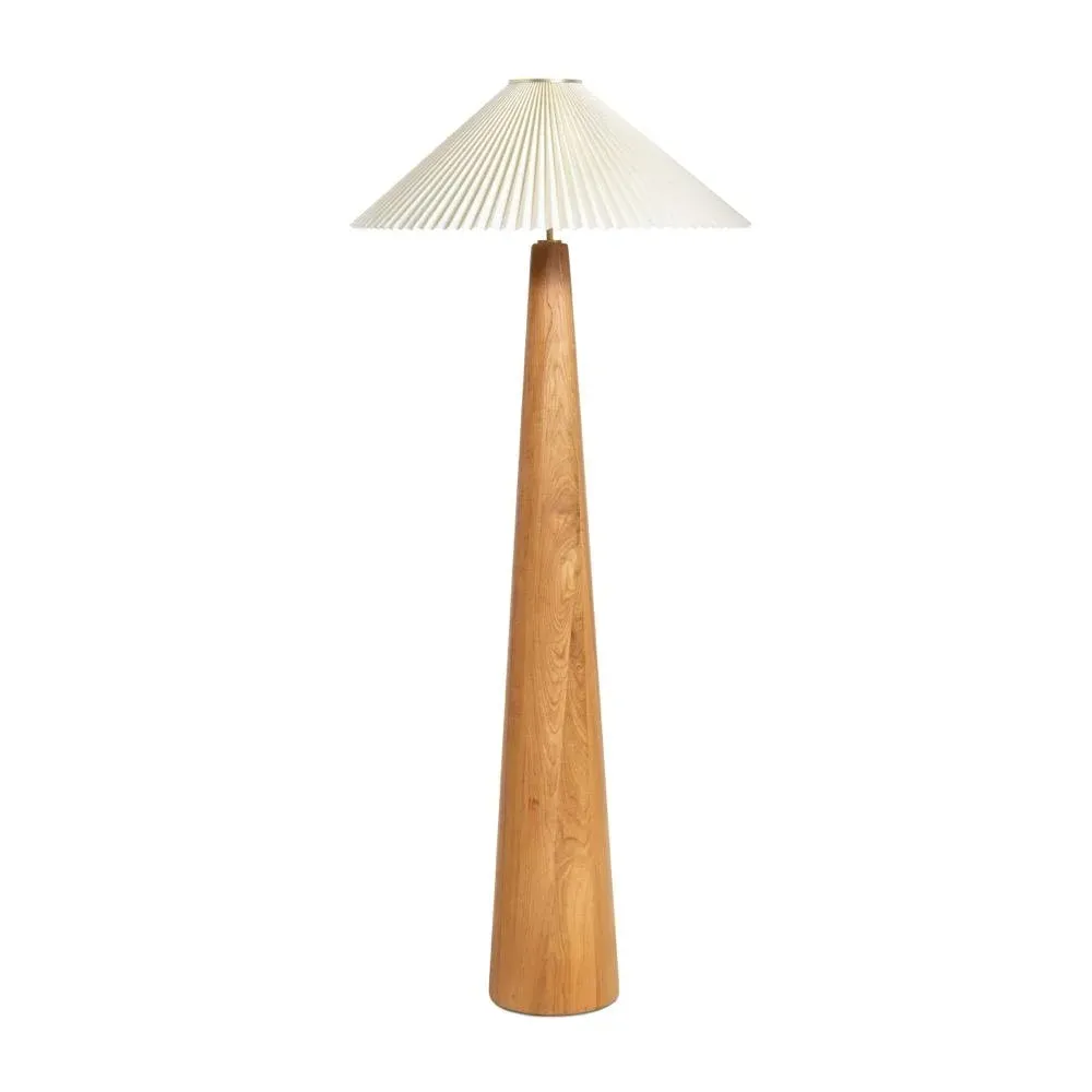 ライト・ランタン noras Shoefity lamp shade Four Hands Nora Floor Lamp, Light Oak | Chairish