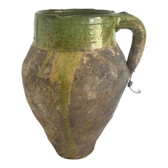 Turkish Glazed Earthenware Pot For Sale